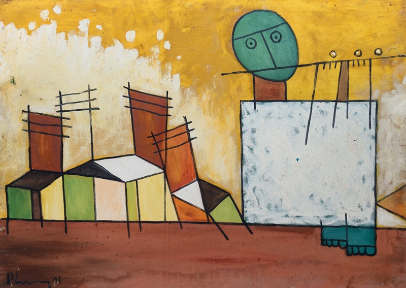 Tranh Sơn Dầu Thổi Sáo